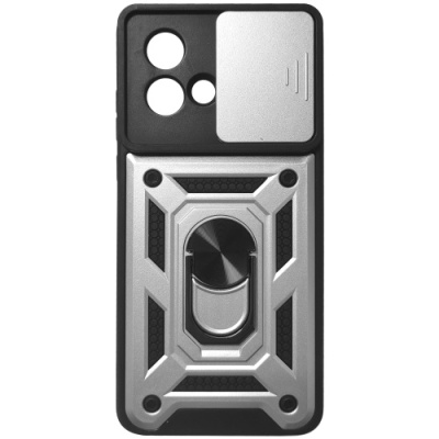 Купить чохол-накладка armor magnet camshield для motorola g84 - silver онлайн