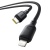 кабель baseus silky series fast charging type-c - lightning 20w/1m (p10377700113-00) (black) 