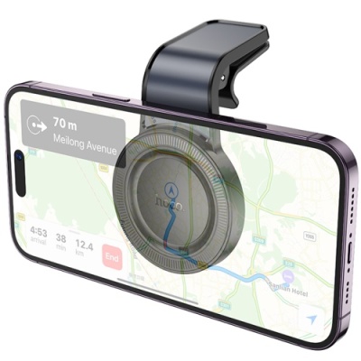 Автотримач Hoco H59 Magnetic Ring (Чорно-Сірий)