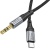 кабель aux hoco upa26 3.5mm(male) - type-c(male) 1m (чорний) 