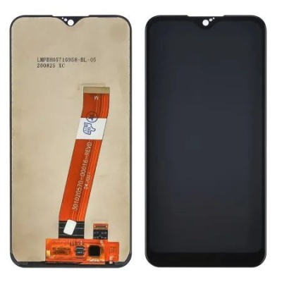 дисплей для samsung a015 galaxy a01 (2020) з чорним тачскріном (широкий конектор)