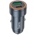 Автомобільний Зарядний Пристрій Hoco Z57A PD30W+QC3.0 (1USB/1Type-C) (сірий) Автомобільний Зарядний Пристрій Hoco Z57A PD30W+QC3.0 (1USB/1Type-C) (сірий)