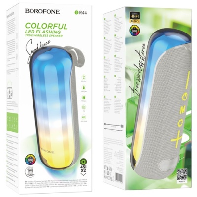портативна колонка borofone br44 (сірий) 