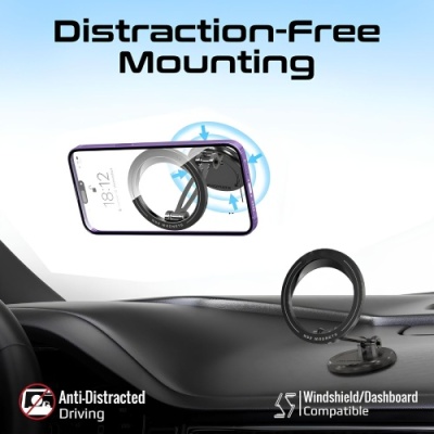 Автотримач Earldom ET-EH267 Mag-Safe 360 Smart Mount (Чорний)