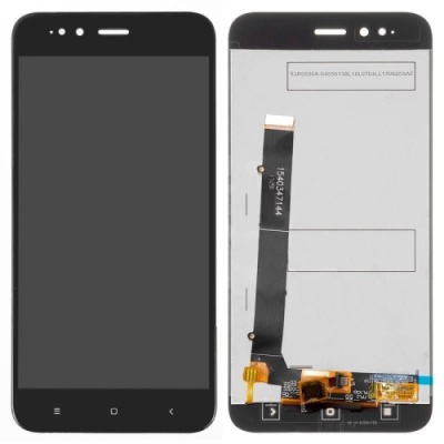 дисплей для xiaomi mi a1/mi5x + touchscreen black (oem)