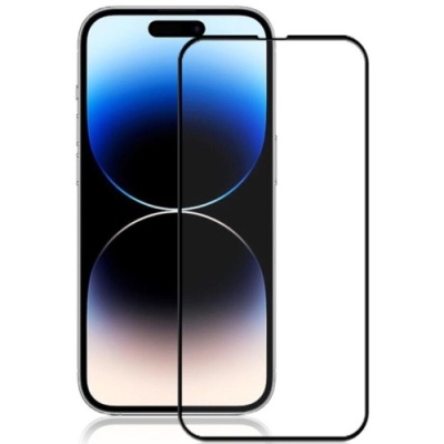 захисне скло ipaky для apple iphone 15/16 (чорний) 