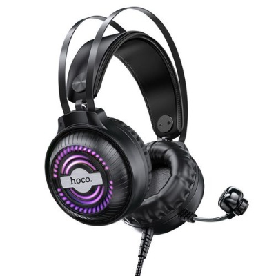 навушники для комп'ютера hoco w101 pc streamer (чорний) 