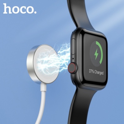 безпровідний зарядний пристрій для apple watch hoco cw39 (білий) 