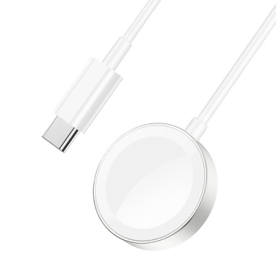 безпровідний зарядний пристрій для apple watch hoco cw39c (білий) 