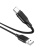 кабель borofone bx42 soft silicone usb - type-c 3a/1m (чорний) 
