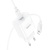 мережевий зарядний пристрій hoco c76a pro 1type-c/30w/qc3.0/pd + (type-c - lightning) (білий) 