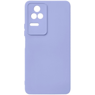 Купить чохол soft silicone case full для xiaomi poco f4 4g/5g (lilac) онлайн