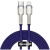 кабель baseus cafule metal (pd) type-c - lightning pd20w/2m (catljk-b05) (purple) 