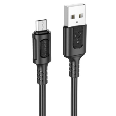 кабель borofone bx111 usb - microusb 2.4a/1m (чорний) 