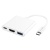перехідник borofone dh4 type-c converter(type-c to usb3.0+hdmi+pd) (бiлий) 