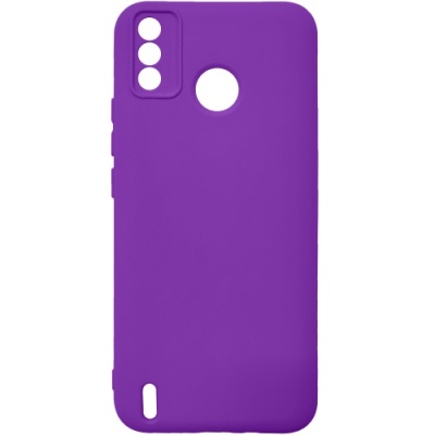 Купить чохол soft silicone case full для tecno spark 6 go (бузковий) онлайн