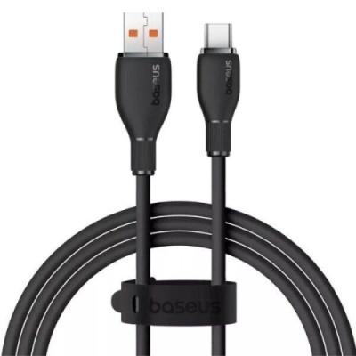 кабель baseus pudding series fast charging cable usb - type-c 100w/2m (p10355703111-01) (black) 