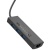 usb hub hoco hb42 4-in-1 (type-c to usb3.0*3+rj45 1gbps) (l=0.2m) (чорний) 