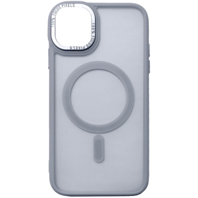 Купить чохол space tpu+pc color matte with magsafe для apple iphone 15 (grey) онлайн