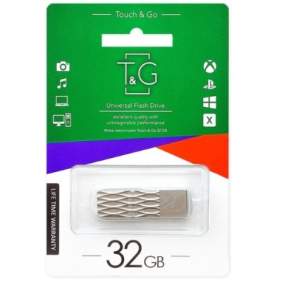 usb флеш-накопичувач tg 32gb metal 103 (сталевий) 