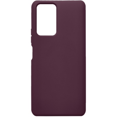 Купить силіконовий чохол soft silicone case для xiaomi redmi note 10 pro (бордовий) онлайн