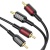 кабель aux borofone bl13 2*rca to 2*rca 1.5m (чорний) 