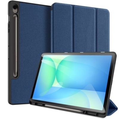 Купить чохол dux ducis domo для samsung tab s10 fe plus (x620/x626b) with s pen holder & auto sleep wake (blue) онлайн