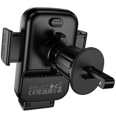 Автотримач Borofone BH221 Air Outlet Wireless Charger 15W (Black)