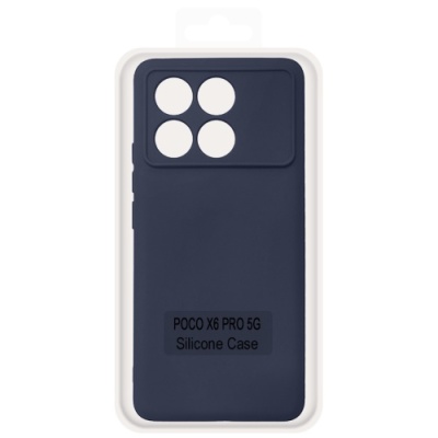 Купить чохол soft silicone case full для xiaomi poco x6 pro 5g (dark blue) онлайн