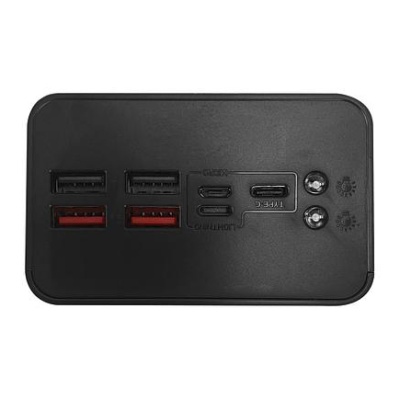 додаткова батарея power bank xo pr125 digital display 50000 mah (чорний) 