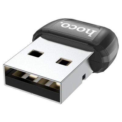 bluetooth-адаптер hoco ua18 5.0 (чорний) 