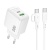 Мережевий Зарядний Пристрій Borofone BAS45A 1USB/18W/QC3.0 + 1Type-C/30W/PD + (Type-C - Type-C) (Білий) мережевий зарядний пристрій borofone bas45a 1usb/18w/qc3.0 + 1type-c/30w/pd + (type-c - type-c) (білий)