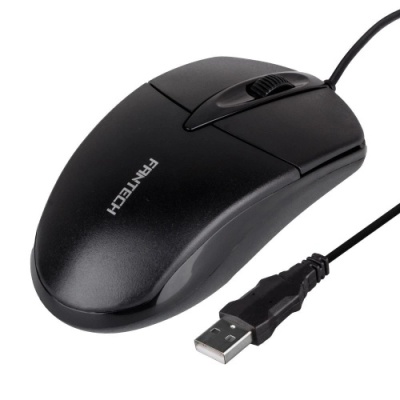 клавіатура провідна + миша fantech km100 (чорний) 