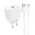 Мережевий Зарядний Пристрій Borofone BAS12A 1USB/18W/QC3.0 + (USB - MicroUSB) (Білий) мережевий зарядний пристрій borofone bas12a 1usb/18w/qc3.0 + (usb - microusb) (білий)