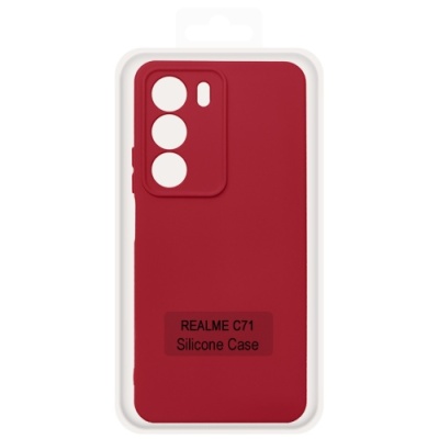 Купить чохол soft silicone case full для realme c71 (red) онлайн