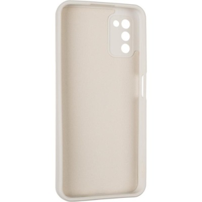Купить силіконовий чохол soft silicone casevsmagnet ring для samsung a037 galaxy a03s - ivory white онлайн