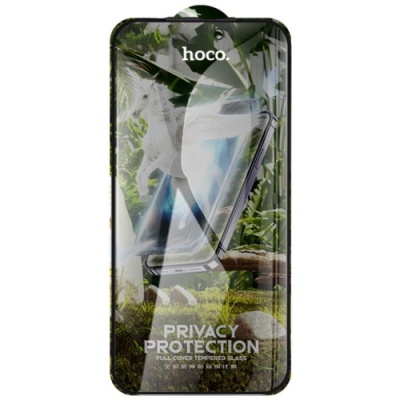 захисне скло hoco g11 hd privacy protection для apple iphone 17 pro max (чорний) 