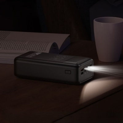 додаткова батарея power bank hoco db81a  apollo pd65w+qc3.0 22.5w 50000 mah (чорний) 