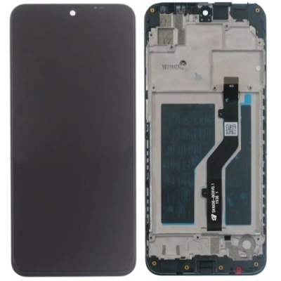 дисплей для zte blade a5 2020 (ski608-b09 v0.1) з чорним тачскріном і рамкою (original china)