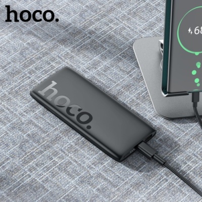 додаткова батарея power bank hoco j122 respect 22.5w+pd20w fully compatible 10000mah (чорний) 