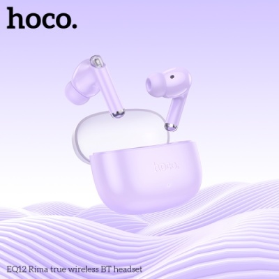 бездротові навушники (tws) hoco eq12 (purple) 