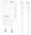 мережевий зарядний пристрій xo l130 (nb190a) 1usb/18w/qc3.0 + 1type-c/30w/pd + (type-c - type-c) (бiлий) 
