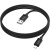 кабель hoco x122 silicone usb - lightning 2.4a/1m (чорний) 