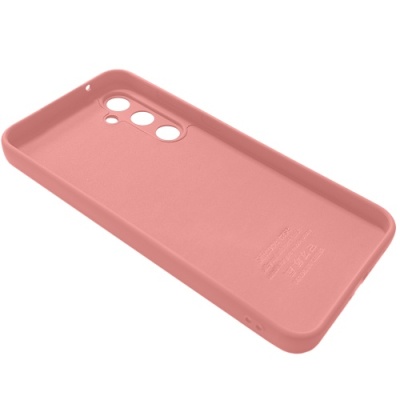 Купить чохол soft silicone case full для samsung a556 galaxy a55 5g (рожевий) онлайн