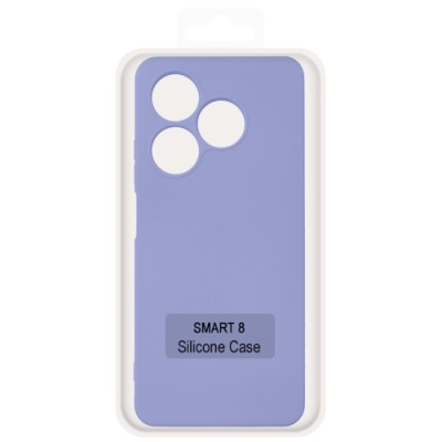 Купить чохол soft silicone case full для infinix smart 8 (lilac) онлайн
