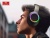 бездротові навушники накладні earldom et-b06 bt5.3 rgb wireless headset (чорний) 