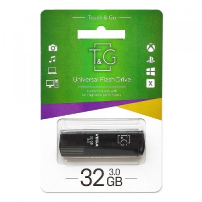 usb флеш-накопичувач tg 32gb vega 121 (чорний) 