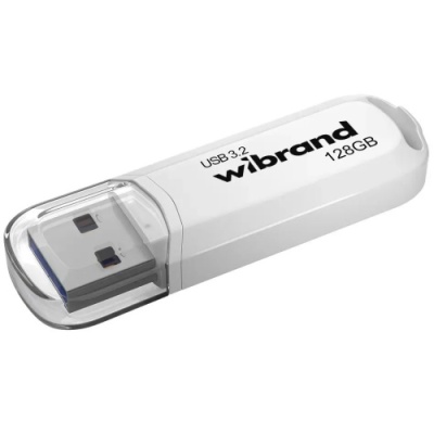 usb флеш-накопичувач wibrand 128gb 3.2 marten gen1 (білий) 