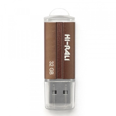 usb флеш-накопичувач hi-rali corsair 32gb (бронзовий) 