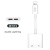 перехідник xo nbr172a lightning male - dual lightning (female) with control (білий) 